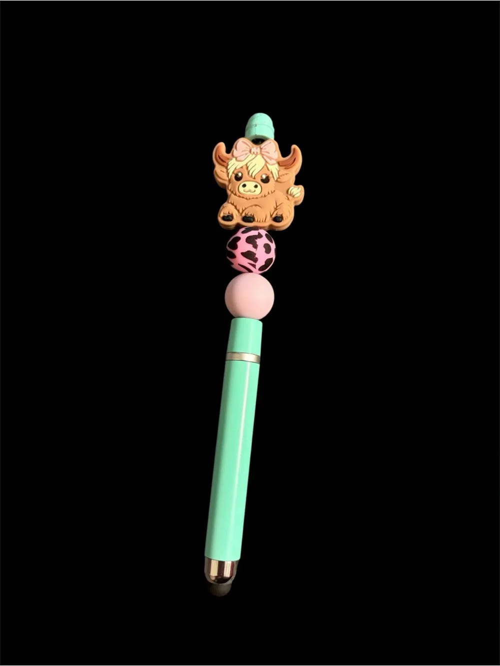 Highland Cow Beaded Pens (Qty 1) - Picture 4 of 8